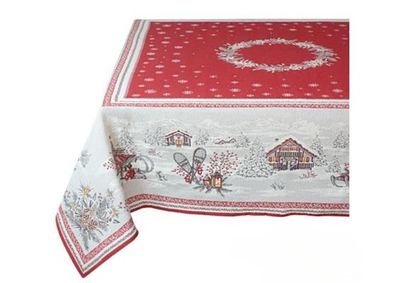 Tischdecke 140 x250 cm Savoie rouge Tischdecke 140 x250 cm Savoie rouge