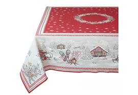 Tischdecke 145 x145 cm Savoie rouge