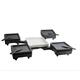 Tischgrill Gourmet Star 53.5 x 53.5 x 8 cm schwarz