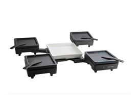 Tischgrill Gourmet Star 53.5 x 53.5 x 8 cm schwarz