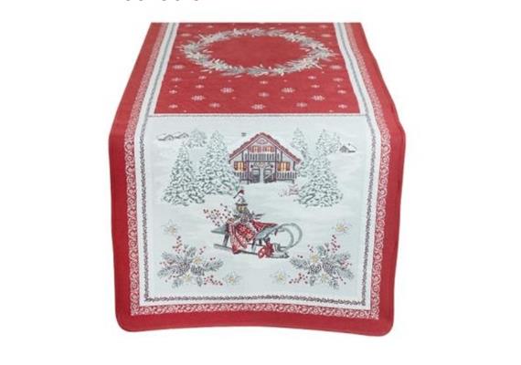Tischläufer 170 x 50 cm Savoie rouge