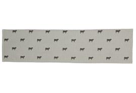 Tischläufer 35/135cm Bella grau