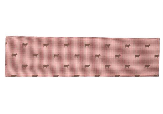 Tischläufer 35/135cm Bella rot