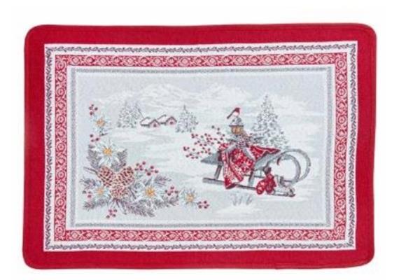 Tischset 50 x 37 cm Savoie rouge Tischset 50 x 37 cm Savoie rouge