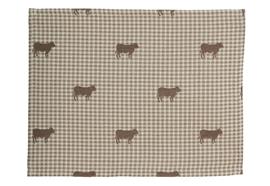 Tischset Bella 45/35 beige