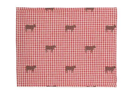 Tischset Bella 45/35 rot