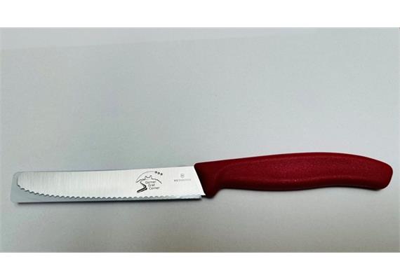 Tomatenmesser SwissClassic, rund, Well, rot GGC Tomatenmesser SwissClassic, rund, Well, rot GGC