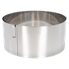 Tortenring hoch verstellbar 18-30 cm