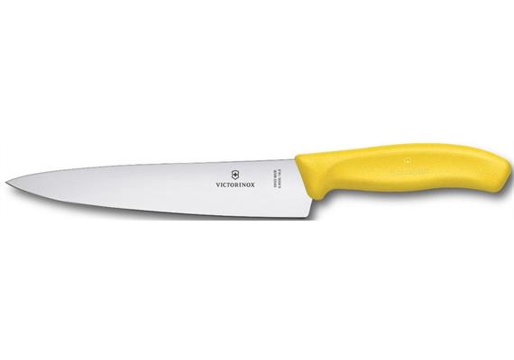 Tranchiermesser, 19cm gelb Blister