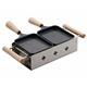 Twin Cheese Raclette inox