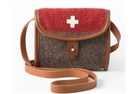 Umhänge-Tasche mit CH Kreuz