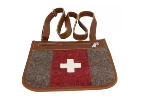 Umhänge-Tasche mit CH Kreuz