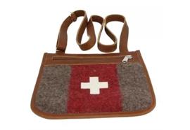 Umhänge-Tasche mit CH Kreuz