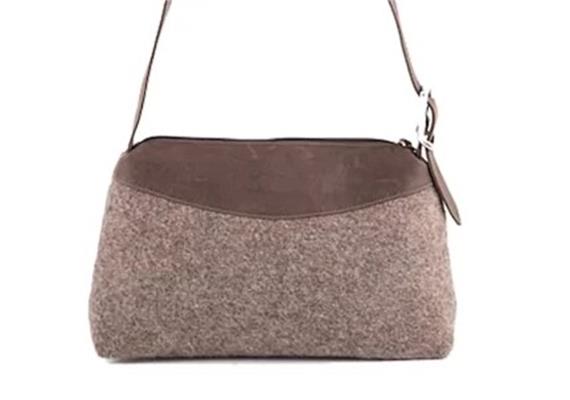 Umhänge-Tasche mit Innen-Tasche 2-braun Umhänge-Tasche mit Innen-Tasche 2-braun