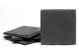 Untersetzer aus Schieferplatte 4er Set