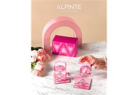 Valentinstag-Set Limited Edition Glas&Coaster