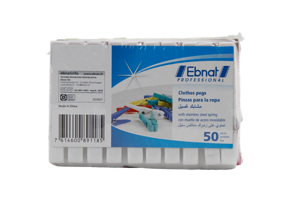 Wäscheklammer Kunststoff 50 Stück Ebnat