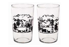 Weinbecher mit Scherenschnitt