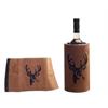 Weinkühler Acryl mit Überzug Hirsch für 0.75 - 1l