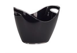 Weinkühler medium 26 x 35 x 26 cm schwarz