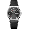 Wenger Attitude d:42mm grey dial, black leather