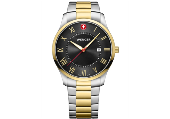 Wenger City Classic 42, 3N 2T, BLK dial, 3N 2T SST