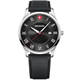 Wenger City Classic 42, SIR, BLK dial, BLK leather