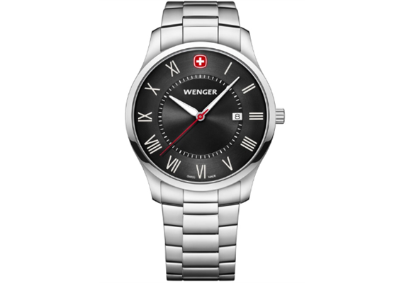 Wenger City Classic 42, SIR, BLK dial, SIR SST br