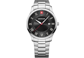 Wenger City Classic 42, SIR, BLK dial, SIR SST br