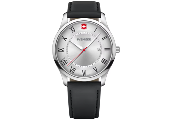 Wenger City Classic 42, SIR, SIR dial, BLK leather