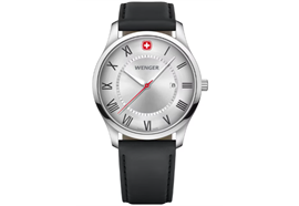 Wenger City Classic 42, SIR, SIR dial, BLK leather