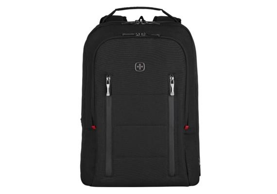 Wenger, City Traveler, Carry-On 16" Laptop Backpack w/ 12" Tablet Pocket, Black