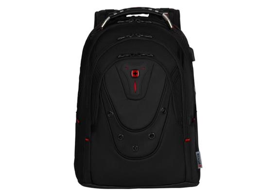 Wenger, Ibex Deluxe 17" Ballistic Laptop Backpack, Black