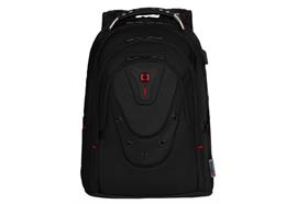 Wenger, Ibex Deluxe 17" Ballistic Laptop Backpack, Black