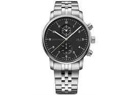 Wenger Urban Classic Chrono Ø42, black dial, SST b