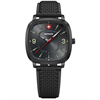 Wenger Vintage Sport 37, BLK, GRY dial, BLK silico