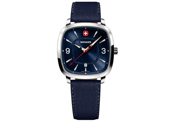 Wenger Vintage Sport 37, SIR, BLE dial, BLK SmartC