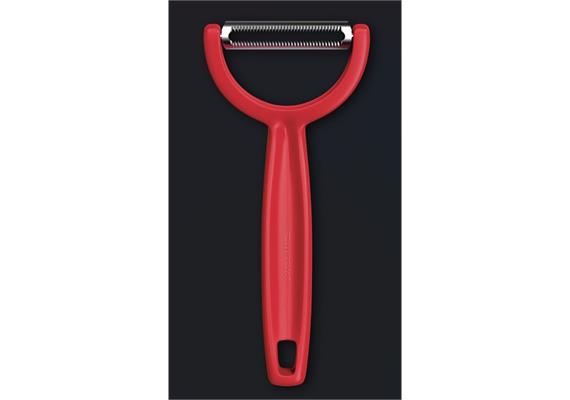 Ypso Schäler, zackenschliff, zweischneidig, rot Ypso Schäler, zackenschliff, zweischneidig, rot