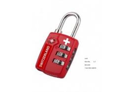 Zahlenschloss rot/Switzerland Int. Zoll lock