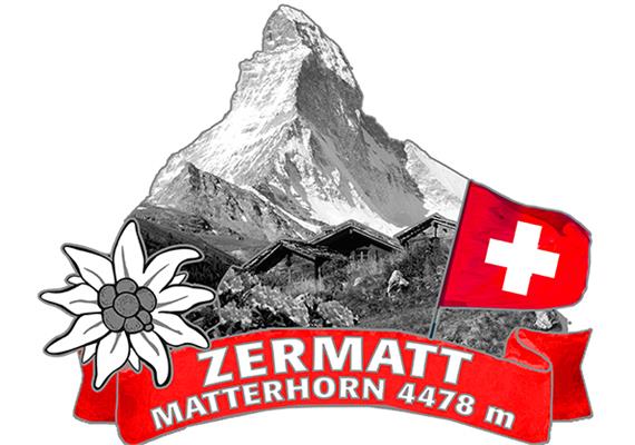 Zermatt Metallmagnet